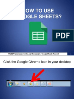 How To Use Google Sheets?