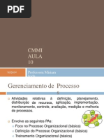 Qualidade de Software Aula 10 CMMI