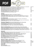 Download Reve Bistro and Bar Opening Menu by Shawn Hogendorf SN245450066 doc pdf