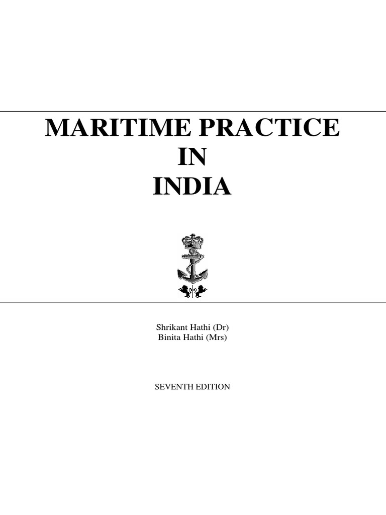 Admiralty Law in India PDF