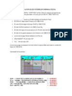 Aplicación de Incoterms de Empresa Textil