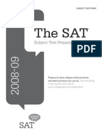 Sat Subject Test Preparation Booklet