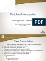 Peripheral Neuropathy: Neurology Rotation Lecture Series