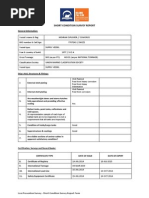 LPS - Short Condition Survey Report Form - MEHRAN EXPLORER