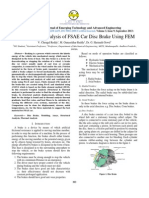 Disc Brake Analysis Project