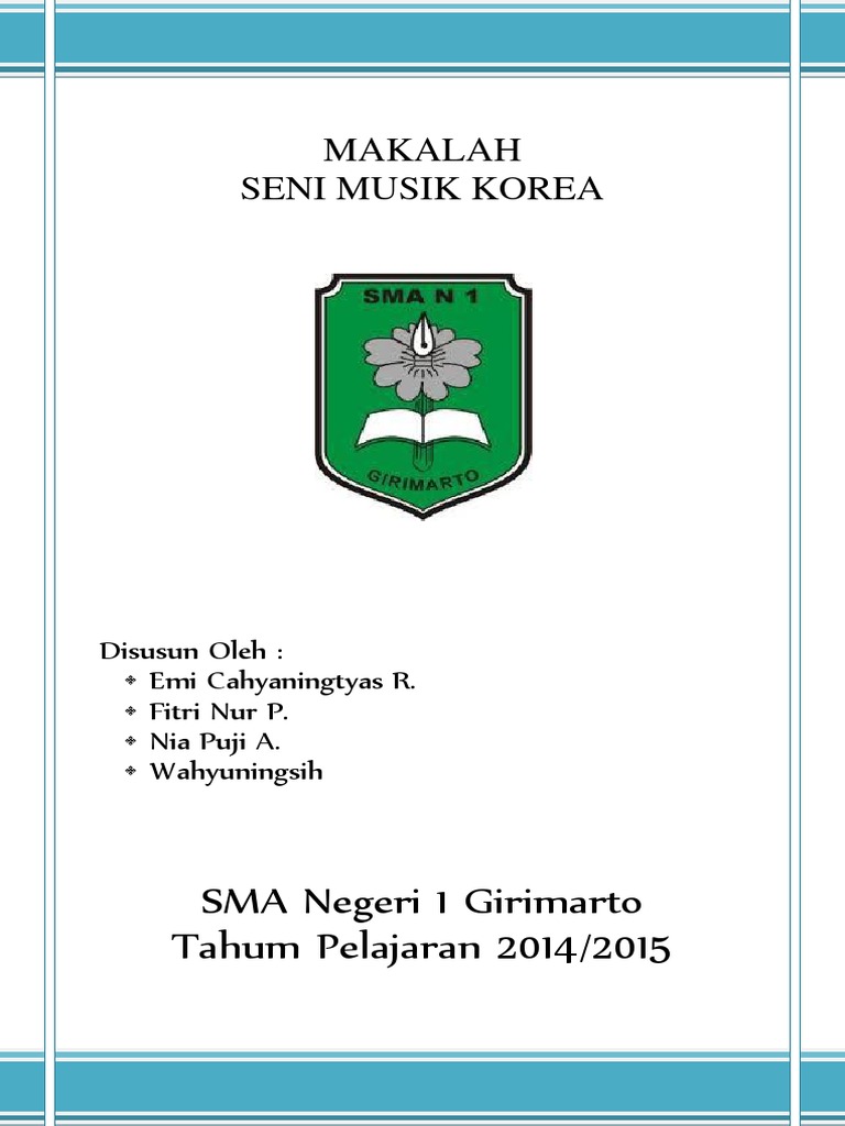 Makalah Seni Musik Korea Makalah Seni Musik Korea