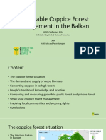 Sustainable Coppice Forest Management in the Balkan