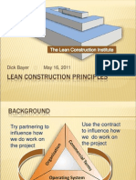 Lean Construction Principles Powerpoint