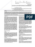 Formulation and Evaluation of Taste Masked Suspension of Metronidazole