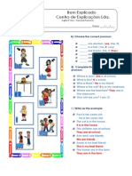 Ficha de Trabalho - Personal Pronouns (3) - Soluções PDF