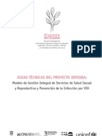 Guía para La Gestión Integral de Servicios de Salud Sexual y Reproductiva Con Enfasis en VIH - SIDA