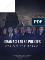 Obama's Failed Policies Are On The Ballot