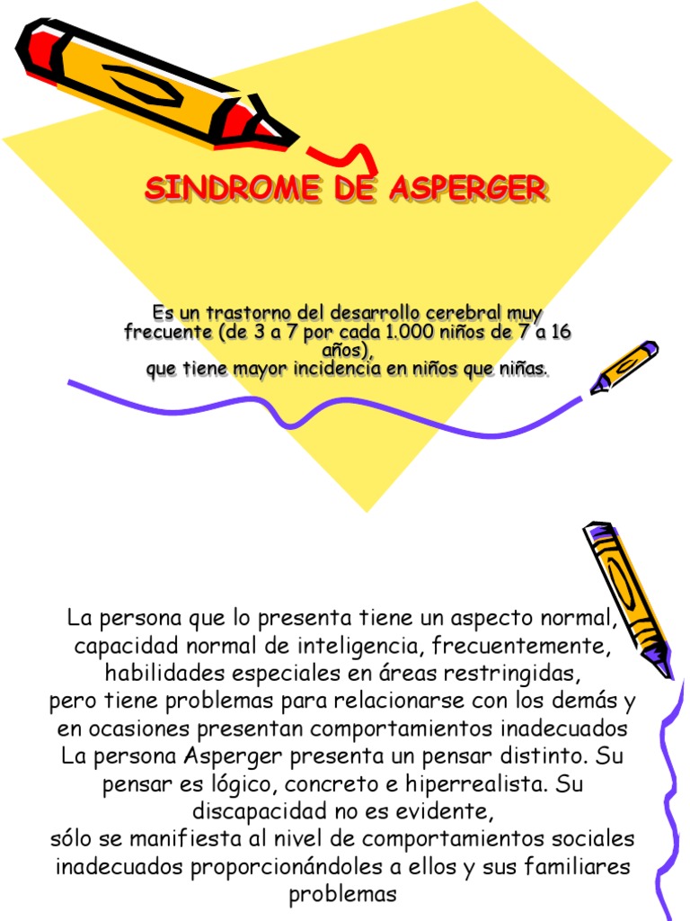 Sindrome de Asperger | PDF | Autismo | Síndrome de Asperger