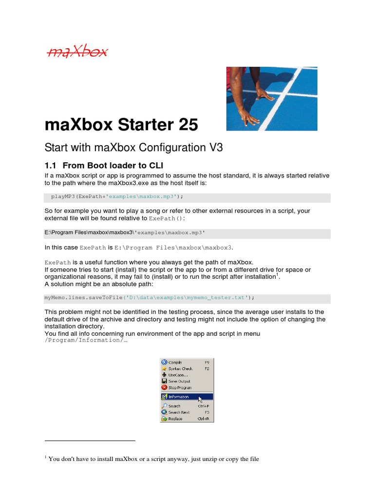 Configuration Maxbox - Starter25 V3 | PDF | Command Line Interface ...