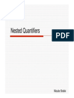  Nested Quantifiers