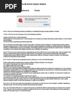 eBook Fix All Erorr ITunes 2014