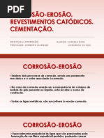 Corrosão Erosão