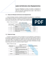 Relatório Classificação da Estrutura dos Equipamentos