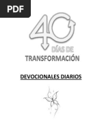 40 dias de Transformacion Devocionales