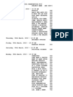 CBSE Class XII Board Examination DateSheet 2010