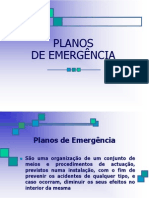 Planos de Emergência