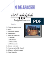 Plan de Afaceri Hotel Schocolade PDF