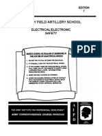 Us Army Field Artillery School: Electrical/Electronic Safety