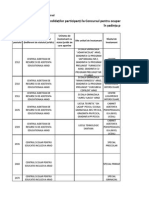 Adresă de Repartizare A Candidaților În Ședința Publică 4 - 5 August 2014