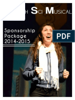 Health Sci Musical Sponsorship Package