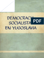 Democracia Socialista en Yugoslavia