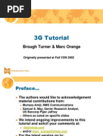 3G Tutorial: Brough Turner & Marc Orange