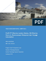 Download Perencanaan Pelayaran Dan Voyage Calculation KM Dharma Ferry II by Hoki Agustinus SN245532148 doc pdf