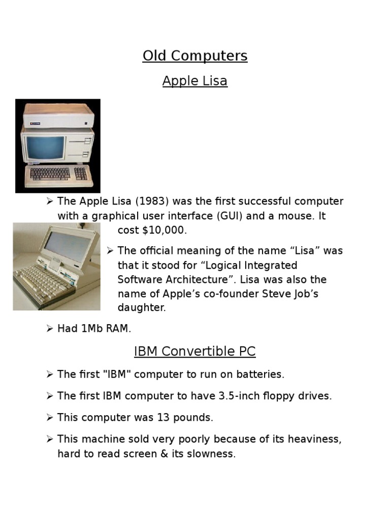 History of Early Apple and IBM PCs | PDF