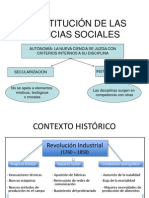 En Torno A Las Primeras Ciencias Sociales