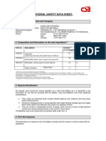 Material Safety Data Sheet.: 1. Identification of Product and Company