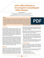 Nonerosive Reflux Disease As A Presentation of Gastro-Oesophageal Reflux Disease