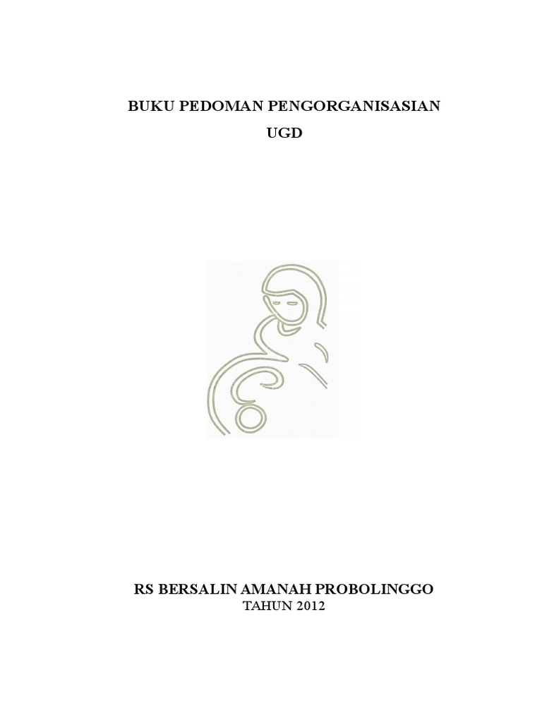Buku Pedoman Pengorganisasian UGD | PDF