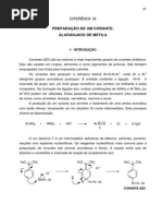 Roteiro Preparação de Um Corante - Alaranjado de Metila