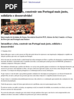Partido Comunista Portugues - Intensificar a Luta Construir Um Portugal Mais Justo Solidario e Desenvolvido - 2014-10-19