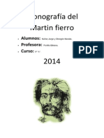 Monografía Del Martin Fierro