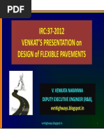 Download IRC 37-2012 Venkats Presentation on FlexiblePavement Design SoftCopy by V Venkata Narayana SN245548400 doc pdf