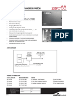 1008 Automatic Transfer Switch: Features