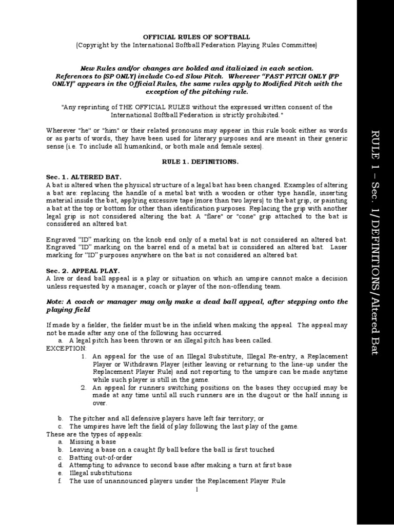 the-official-rules-of-softball-a-comprehensive-breakdown-of-softball