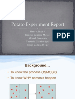 Potato Experiment Report