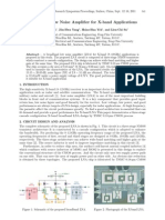 A Broadband Low Noise Amplifier For X-Band Applications