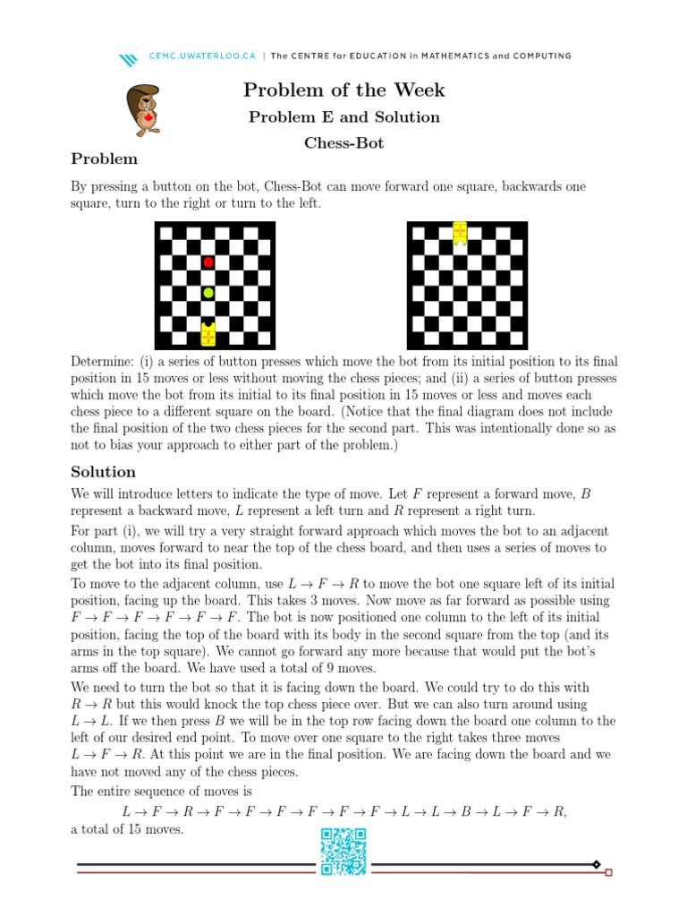 Math Problems G12-4 | PDF | Chess | Abstract Strategy Games