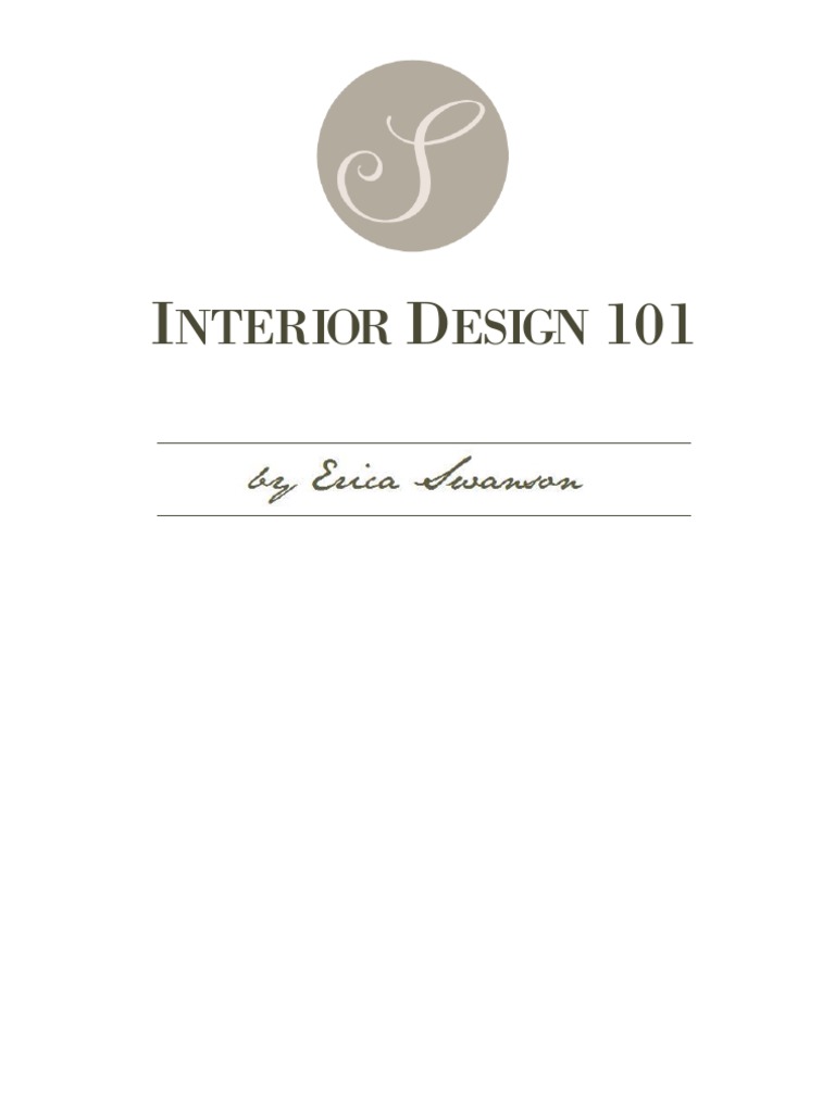 Interior Design 101 | PDF | Interior Design | Composition (Visual Arts)