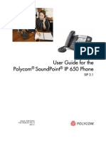 Polycom IP 650 User Guide