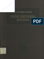 Derecho Constitucional Mexicano - Felipe Tena R.