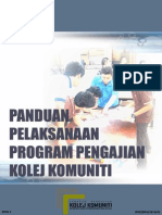 Panduan Pelaksanaan Program Pengajian Kolej Komuniti Edisi 2 - November 2014